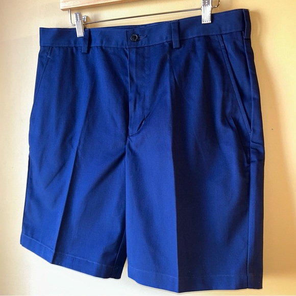 Jos. A. Bank Dark Navy Blue Chino Stay Cool Casual Shorts NWT Men’s Size 34 - Picture 2 of 7